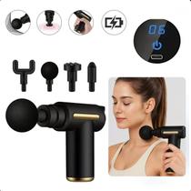 Pistola Massageadora Corporal Premium Compacta e Versátil Pistola Massageadora Corporal Premium Compacta e Versátil