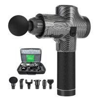 Pistola Massageadora Profissional Semelhante Phoenix Elétrica Liberação Miofascial 30 Velocidades e 6 Ponteiras de Massagem