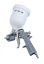 Pistola p/ pintura pneumática c/ tanque alto 600ml stels
