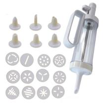 Pistola Para Biscoito 19 Peças Konfektt Pis-500 Pistola Para Biscoito 19 Peças Konfektt Pis-500