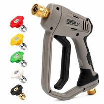 Pistola para Lavadora de Alta Pressão SEPLY 5000 PSI com 5 Bicos e Conexão M22 Pistola para Lavadora de Alta Pressão SEPLY 5000 PSI com 5 Bicos e Conexão M22