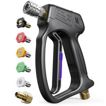 Pistola para Lavadora de Alta Pressão Zhevebaga 4500 PSI com Kit de 5 Bicos