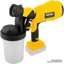 Pistola para Pintura, Bateria Intercambiável de 18 V, sem Bateria e sem Carregador, Ippv 1826, Vonder Pistola para Pintura, Bateria Intercambiável de 18 V, sem Bateria e sem Carregador, Ippv 1826, Vonder
