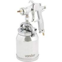 Pistola para Pintura com Caneca em Alumínio Tipo Sucção Psv 200 - Vonder Pistola para Pintura com Caneca em Alumínio Tipo Sucção Psv 200 - Vonder