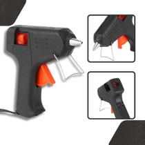 Pistola pequena de Cola Quente preta Bivolte 60Hz