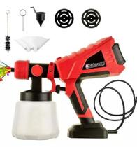 Pistola Pintura 800w Elétrica Pulverizadora 1L Bicos Metais