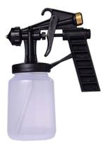 Pistola Pintura Ar Direto Nylon 40 Psi 600 Ml Macloren P100p