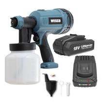 Pistola Pintura Sem Fio Profissional + Bateria 2ah E Carregador 18v Pintura Automotiva Parede Portão Pistola Pintura Sem Fio Profissional + Bateria 2ah E Carregador 18v Pintura Automotiva Parede Portão