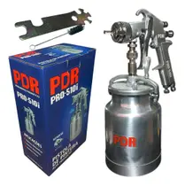 Pistola pintura succao bico 1,6mm inox pro510i16 pdr