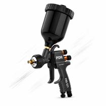 Pistola Pneumática Pintura Pro 531 HVMP Bico 1,2MM 600ML PDR Média Pressão Gravidade Preta UV Teflon Pistola Pneumática Pintura Pro 531 HVMP Bico 1,2MM 600ML PDR Média Pressão Gravidade Preta UV Teflon
