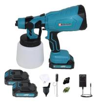 Pistola Pulverizador De Tinta Bateria Portátil Profissional