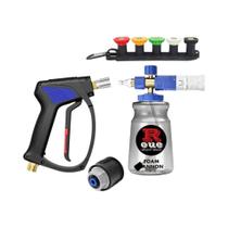 Pistola Pulverizadora De Alta Pressão Preta 4080 Psi Para Adaptador De Máquina De Limpeza Doméstica