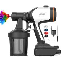 Pistola Pulverizadora de Pintura LiTHELi Inalámbrica Motor Brushless 800W con 2 Contenedores de 800ml
