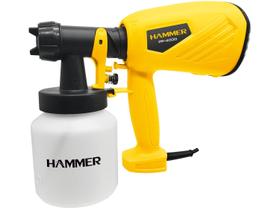 Pistola Pulverizadora Elétrica Hammer PP4000 400W 127V Bico Tripla Ação, Reservatório 500ml, Baixo Ruído Pistola Pulverizadora Elétrica Hammer PP4000 400W 127V Bico Tripla Ação, Reservatório 500ml, Baixo Ruído