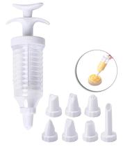 Pistola Seringa Decoradora para Confeitar Bolos Com 8 Bicos Pistola Seringa Decoradora para Confeitar Bolos Com 8 Bicos