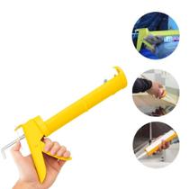 Pistola silicone aplicador profissional engraxadeira aco vedacao aplicacao manual tubo cola Pistola silicone aplicador profissional engraxadeira aco vedacao aplicacao manual tubo cola