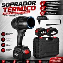 Pistola Térmica Sem Fio 48V Alta Potência Maleta Transporte Compacta Em Estoque