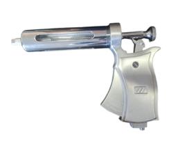 Pistola vacinação Bovinos, suinos Baspan 50cc com estojo e kit reparo reserva