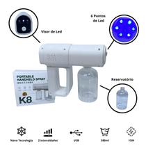 Pistola Vaporizadora K8 Nanospray Tratamento Capilar Pulverizadora