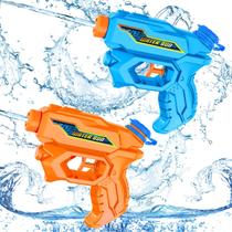 Pistolas de água LEKIMOS para crianças Mini Squirt Gun, pacote com 2 unidades de 100 ml