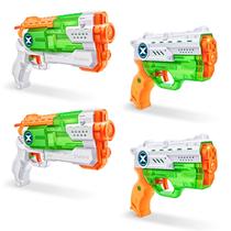 Pistolas de Água ZURU X-Shot Nano Fast Fill - Pacote com 4 (2 Nano + 2 Micro)