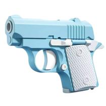 Pistolinha de Brinquedo De PlásticoAzul Anti- Estresse Divertida e Colorida Tik Tok