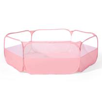 Pit de bolas dobrável Trendplay para crianças pequenas com bolsa de armazenamento rosa