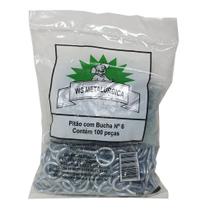 Pitão n.6 com bucha zincado