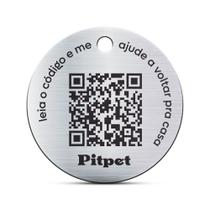 PitPet Tag de Idetificação Paquinha Medalha ou Pingente de identificação Pet