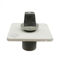 Pivõ Para Dobradiça Inferior Para Porta Vidro 1013 Branco Pivõ Para Dobradiça Inferior Para Porta Vidro 1013 Branco