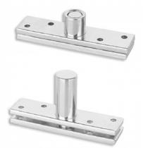 Pivot para portas 150kg haga aluminio cromado 8029