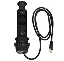 Pix Torre Tomada C/2 Tom 2p+T + 2 Usb Preta 3.650.7296 Pix Torre Tomada C/2 Tom 2p+T + 2 Usb Preta 3.650.7296