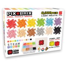 Pixel Art Puzzle Bricks Pix Brix 6.000 unidades com recipiente