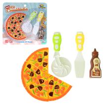 Pizza de Brinquedo Cozinha para Criança Comida Pizzaria Pizzaiolo brincadeira - ART