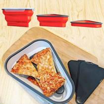 Pizza Pack Pote Embalagem Expansível de Silicone - NI