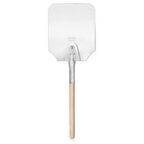 Pizza Peel New Star Foodservice em alumínio com cabo de madeira Pizza Peel New Star Foodservice em alumínio com cabo de madeira