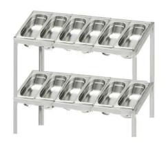 Pizzarola Ibet Seca 12 GNs 1/3 com Cubas Pizzarola Ibet Seca 12 GNs 1/3 com Cubas