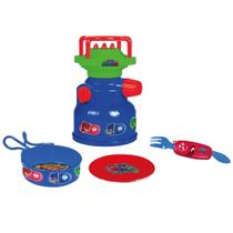 Pj masks camping kit com fogareiro