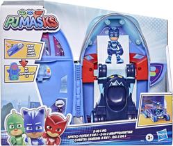 Pj Masks HQ & Foguete com Menino Gato e Felinomóvel - Hasbro