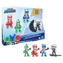 PJ Masks Missão Aérea Garota lunar - Menino Gato - Lagartixo e Corujita F2835 Hasbro