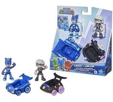 Pj Masks Veiculos de Açao Menino Gato e Garota Lunar - Hasbro