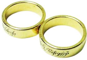 Pk Ring Senhor Dos Anéis Dourado