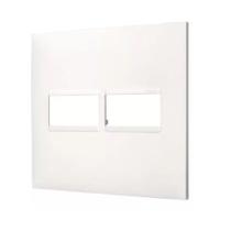 Placa 1 1 posto 4x4 branca 618511bc pial plus+