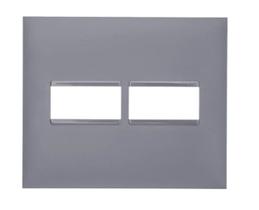 Placa 1 1 posto 4x4 cinza 618511cz pial plus +