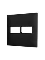 Placa 1+1 posto 4x4 preta 618511pt