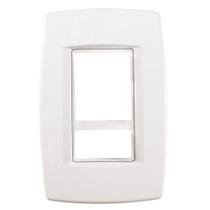 Placa 1 Módulo E Meio + 1 Posto 4x2 Tramontina