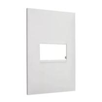 Placa 1 Posto 4X2 Branca 618501BC Placa 1 Posto 4X2 Branca 618501BC