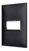 Placa 1 Posto 4x2 Preto Pial Plus 618501pt