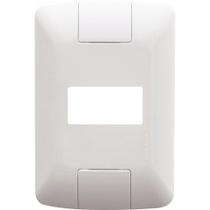 Placa 1 Posto Horizontal 4x2 Tramontina Aria Branca - Construtora Tramontina Placa 1 Posto Horizontal 4x2 Tramontina Aria Branca - Construtora Tramontina