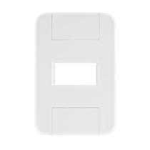 Placa 1 Posto Horizontal 4x2 Tramontina Tablet Branca 120 Unidades Tramontina Placa 1 Posto Horizontal 4x2 Tramontina Tablet Branca 120 Unidades Tramontina